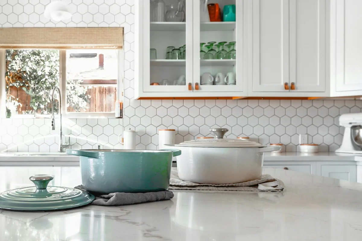 Bright, clean modern kitchen in a Florida home